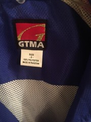 GTMA Golden Tiger Royal Blue New Waterproof Rain Jacket Size 0 Small