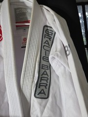 Gracie Barra Equipe Edition BJJ Jiu-Jitsu Gi White Uniform Set A0 Pants & Jacket