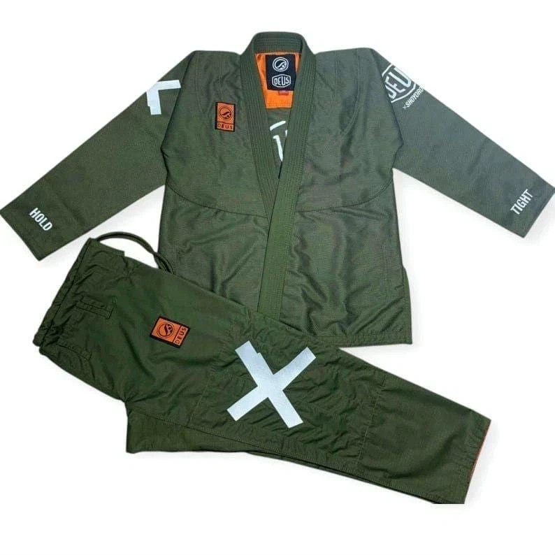 Bjj Gi – Shoyoroll Deus Ex in Olive Green | Jiu Jitsu Kimono for Bjj Trainings