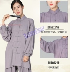 Tai Chi Uniform Kung Fu Martial Arts Suit Wing Chun Wushu Outfit Cotton Clothes