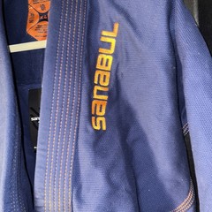 Sanabul K4 Youth Kimono Top / Gi Top Navy / Orange New With Tags Free Shipping