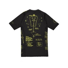 Shoyoroll Batch #112 Vital Principles Rash Guard SS Black Short Bjj No Gi