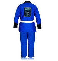 Worios Kids Competition Limited Edition JiuJitsu Gi Blue/Black (Elastic Waist)