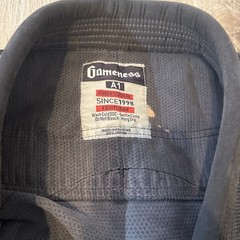 Gameness Size A1 BJJ Gi Black Sturdy