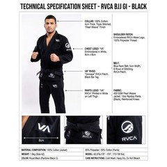 Shoyoroll Cut RVCA V2 GI Batch 60 BJJ kimono Uniform 450 GSM With Bag Brand New