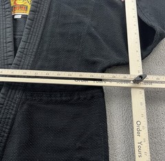 Fuji Gi Top Childrens Size C1 Black BJJ Jiujitsu Grappling Kids Youth Active