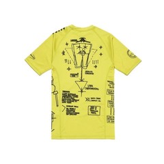 Shoyoroll Batch #112 Vital Principles Rash Guard SS Yellow Short Bjj No Gi