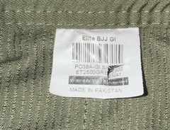 NEW Elite Sports BJJ Gi Jacket A1 Olive Green Technical Fightwear Kimono Top