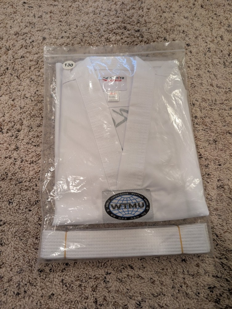Century Karate Martial Arts Uniform Kids Size 00 White With Belt