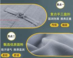 Tai Chi Clothing Kung Fu Uniform Tang Suit Men martial arts Wing Chun Linen Suit