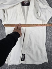 Tatami Fightwear A2 Women’s Nova Jiu Jitsu Minimo 2.0 BJJ Gi White MMA w/ stains