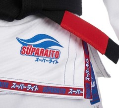 Fuji Suparaito Super Lightweight Mens Brazilian Jiu-Jitsu BJJ Gi Red White Blue