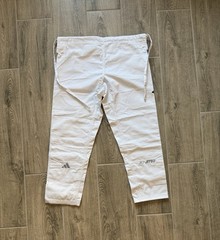PRO LITE COMP KIMONO PANTS BY ADIDAS – WHITE (Gracie Barra Edition)