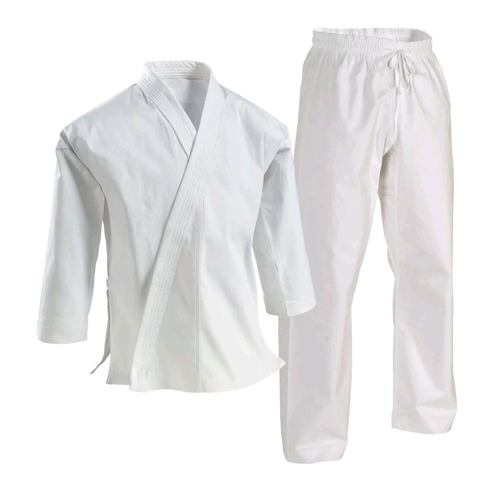Martial Sports Premium Middleweight 9.5oz Karate/TKD Uniform Gi – White