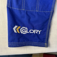 Jiu Jitsu Gi A0 Glory Blue/yellow Karate Kickboxing Kimono Martial Art Set