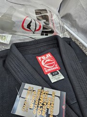 FUJI 330053-A2H Competition BJJ Gi Black Size A2H, 100% Cotton