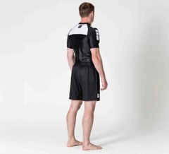 Fuji Sports IBJJF Ranked BJJ Jiu Jitsu Short Sleeve SS Rashguard – Black