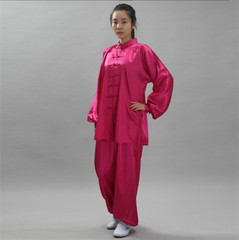 Chinese Kung Fu Uniform Martial Arts Wushu Taiji Suit Milk Silk Unisex Costume