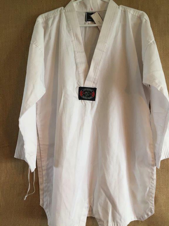 Vision martial arts shirt 4/180 Taekwondo High Performance C.T.A. white cotton