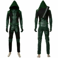 Green Arrow Season 8 Oliver Queen Cosplay Coat/Jacket Full set Costume；