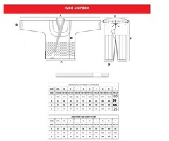 Judo Uniform Gi Judogi Kimono 550gsm Size 1-6 NOMAS