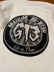 BJJ Gi Jacket White – Brazilian Jiu Jitsu Top A3H With Belt Us Vs Them Excellent