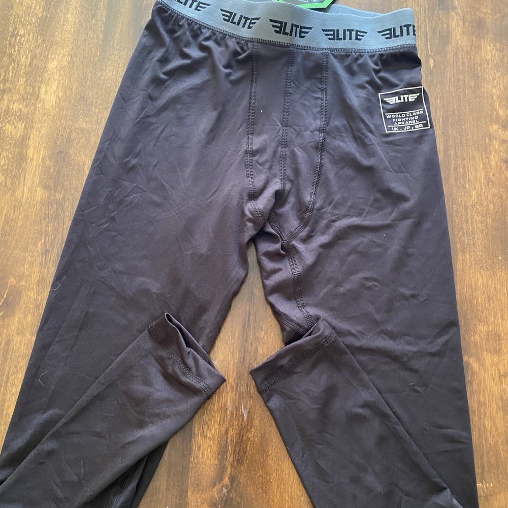 Men’s NWT Small Black Bjj Spats By Elite