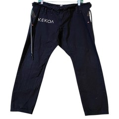 KEKOA Black Jiu Jitsu Gi Pants A00 Ripstop 09oz – Durable Training Pants