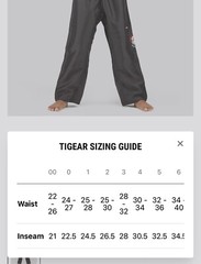 Kids Tigear Pants Size 1/ Tiger Schulmann’s uniform Pants