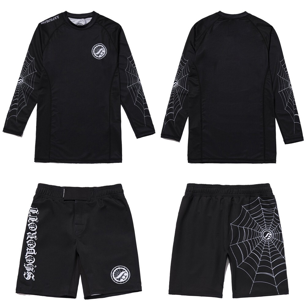 Shoyoroll Batch #117 Araneae Guard LS and Training Fitted Shorts BJJ Jiu Jitsu