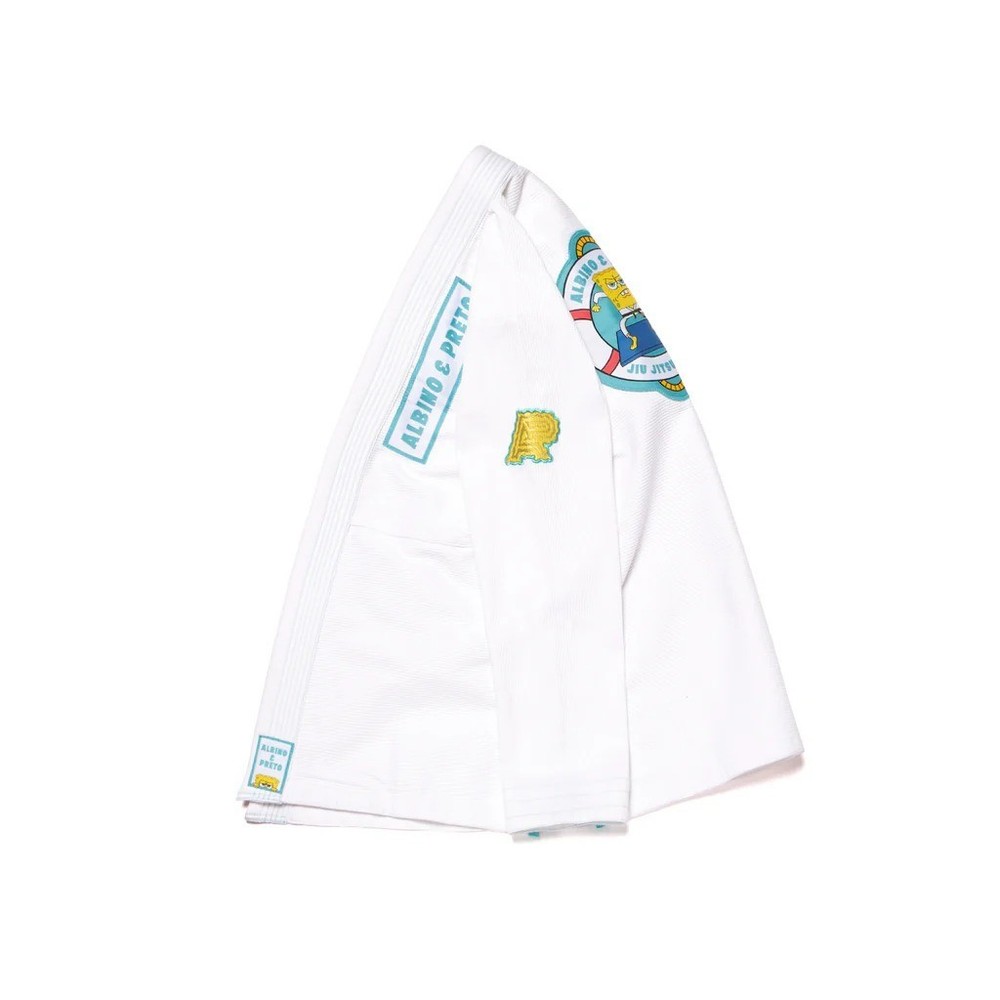 A&P Albino and Preto B73 Spongebob JiuJitsu Brazilian Uniform MMA Kimono BJJ GI