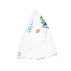 A&P Albino and Preto B73 Spongebob JiuJitsu Brazilian Uniform MMA Kimono BJJ GI