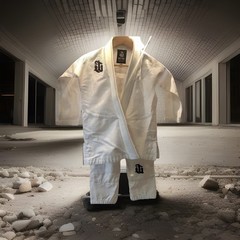 War Tribe Kids BJJ Gi C0 White Youth Brazilian Jiu Jitsu Uniform Martial Arts