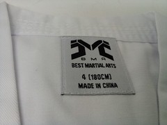 BMA Best Martial Arts Taekwondo EH Olympic Gi Size 5 180cm w/ Size 4 White Belt