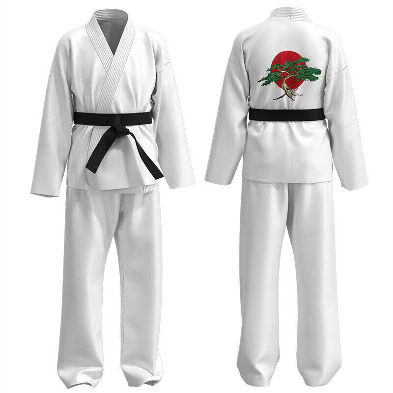 The Karate Kid Cobra Kai Taekwondo Uniform Halloween Cosplay Child/Adult Suit