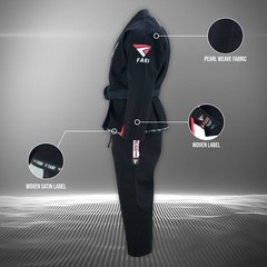 Fadi BJJ Gi Brazilian Jiu Jitsu Kimono 450GSM MMA Grappling Uniform A0-A5