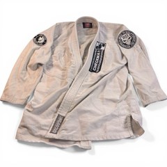 Breakpoint BJJ Gi Jacket A3 White Checkmat Brazilian Jiu Jitsu Top