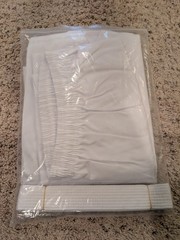 Century Karate Martial Arts Uniform Kids Size 00 White With Belt