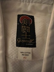 Proforce Gladiator Gi # 3, White Karate Kun Fu With Pants