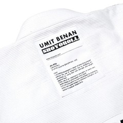 Shoyoroll Batch 107 BJJ Gi V1 Umit Benan White/Maroon 450 GSM – Free Bag