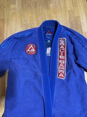 Gracie Barra Atleta A3 Blue Brazilian Jiu Jitsu BJJ Gi Kimono Pants Set EUC