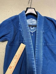 KiNGS Mens F2 Blue Jiu Jitsu MMA Martial Arts Kimono Jacket Top