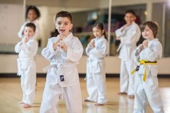 Martial Arts Karate Gi for Kids & Adults, Long Sleeve, White Polycotton Fabric