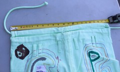 Camp High Collective x Shoyoroll Green Jiu Jitsu Gi Kimono Pants A1 Hand Colored