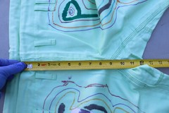 Camp High Collective x Shoyoroll Green Jiu Jitsu Gi Kimono Pants A1 Hand Colored