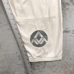 Alavanca BJJ Gi Pants Mens A3 Large White Jiu Jitsu Uniform Training Trousers