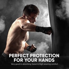 FIGHTR® Boxing Handwraps 160 inches semi-Elastic Hand Wraps with Thumb Loop