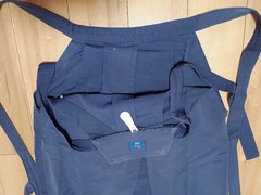 Japanese Kendo Hakama Pants Kimono Size 25 Length 37.7in Dark Blue
