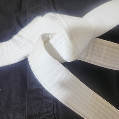 Century Karate Gi with White Belt and Training Nunchucks Kids Size 00 [120]