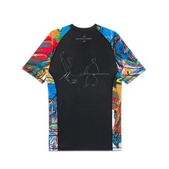 Albino And Preto X Basquiat JJ Samurai Rashguard SS & Short No Gi Bjj Brazilian